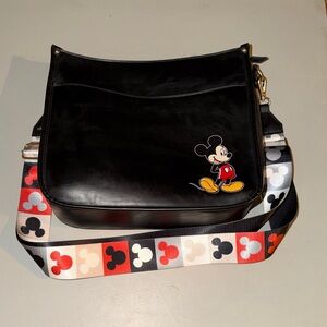 Disney Black Crossbody Bag with Mickey Mouse from The Bradford Exchange